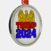 Trump 2024 metalen ornament (Rechts)