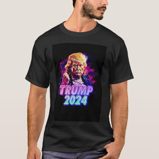 Trump 2024 - miami vice t-shirt (Voorkant)
