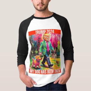 TRUMP 2024 MIJN HOND IS GEVANGEN GENOMEN T-SHIRT
