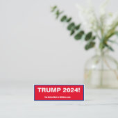 TRUMP 2024 mini-visitekaartjes Mini Visitekaartje (Staand voorkant)