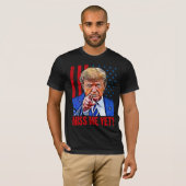Trump 2024 mis me nog Pro Trump anti Biden T-shirt (Voorkant volledig)