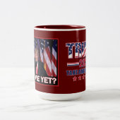 Trump 2024 Miss Me Tweekleurige Koffiemok (Center)