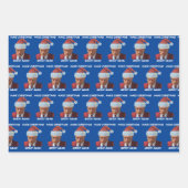 Trump 2024 Mok shot Make Christmas Great Again Inpakpapier Vel (Voorkant 3)