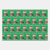 Trump 2024 Mok shot Make Christmas Great Again Inpakpapier Vel (Voorkant)