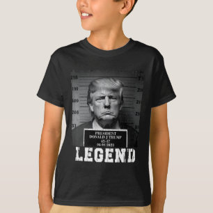 Trump 2024 Mugshot President Legend T-shirt