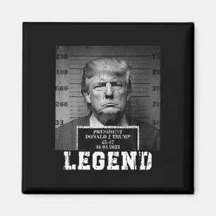 Trump 2024 Mugshot President Legend Take America B Magneet