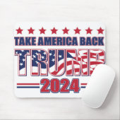 Trump 2024 muismat (Met muis)