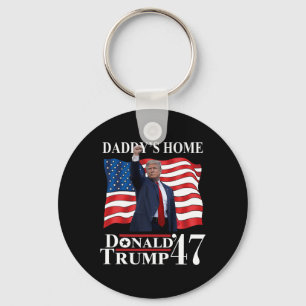 Trump 2024 Neem Amerika CK Daddy's Home Trump Vict Sleutelhanger