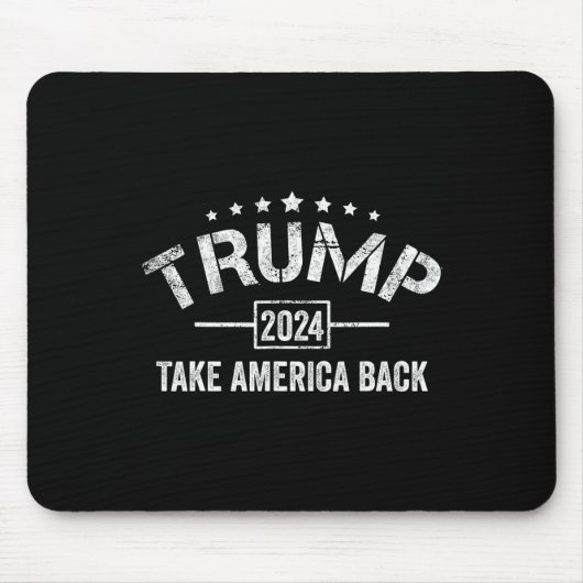 Trump 2024 Neem Amerika terug 4 juli verkiezingen Muismat (Voorkant)