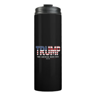 Trump 2024 Neem Amerika Terug Amerikaanse 2024 Cad Thermosbeker