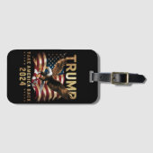 Trump 2024 Neem Amerika terug Amerikaanse vlag Tru Bagagelabel (Voorkant (horizontaal))