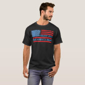 Trump 2024 Neem Amerika terug Amerikaanse vlag Tru T-shirt (Voorkant volledig)