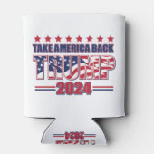 TRUMP-2024 Neem Amerika terug Blikjeskoeler (Achterkant)