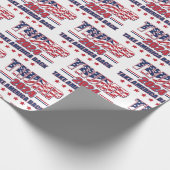 Trump 2024 Neem Amerika Terug Cadeaupapier (Hoek)