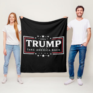 Trump 2024 Neem Amerika Terug Fleece Deken