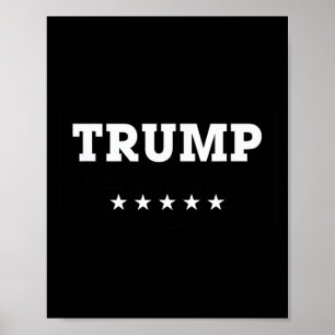 Trump 2024 Neem Amerika terug in de verkiezingscam Poster