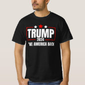 Trump 2024 Neem Amerika terug Mannen Vrouwen Trump T-shirt (Voorkant)