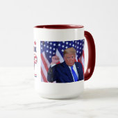 Trump 2024 Neem Amerika Terug Mok (Voorkant rechts)
