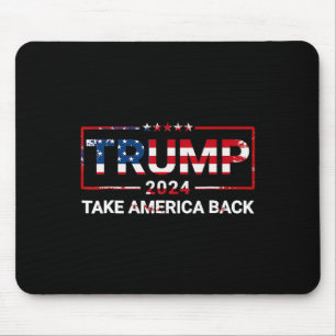 Trump 2024 Neem Amerika Terug Ons Vlag 4 Juli  Muismat