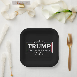 Trump 2024 Neem Amerika Terug Papieren Bordje