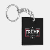 Trump 2024 Neem Amerika Terug Sleutelhanger (Voorkant Links)