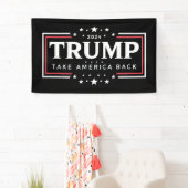 Trump 2024 Neem Amerika Terug Spandoek (Insitu)