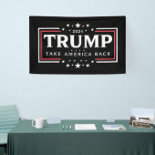 Trump 2024 Neem Amerika Terug Spandoek (Beurs)