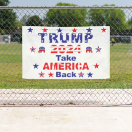 TRUMP 2024 Neem AMERIKA terug Spandoek