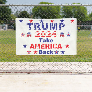 TRUMP 2024 Neem AMERIKA terug Spandoek