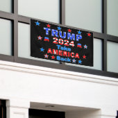 TRUMP 2024 Neem AMERIKA terug Spandoek (Buitenkant Gebouw)