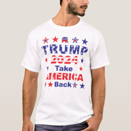 TRUMP 2024 Neem AMERIKA terug T-shirt