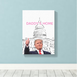 Trump 2024 neemt Amerika terug naar huis Canvas Afdruk