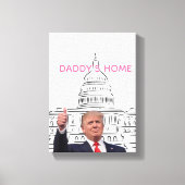 Trump 2024 neemt Amerika terug naar huis Canvas Afdruk (Voorkant)