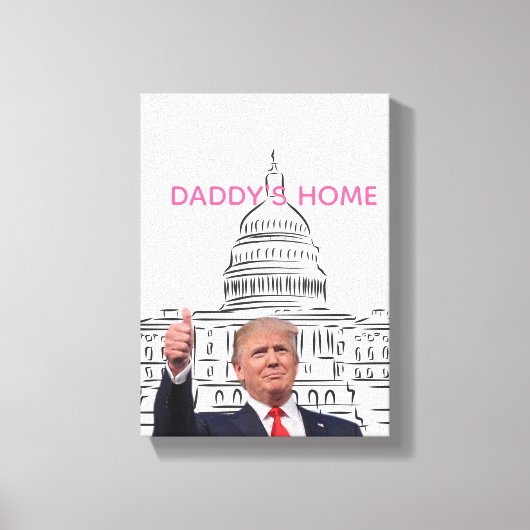 Trump 2024 neemt Amerika terug naar huis Canvas Afdruk (Voorkant)