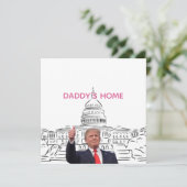 Trump 2024 neemt Amerika terug naar huis Feestdagenkaart (Staand voorkant)