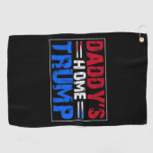 Trump 2024 neemt Amerika terug naar huis Golfhanddoek (Horizontaal)