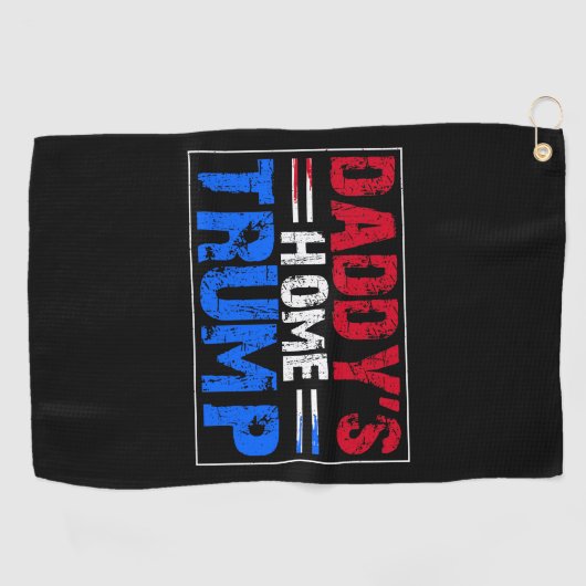 Trump 2024 neemt Amerika terug naar huis Golfhanddoek (Horizontaal)