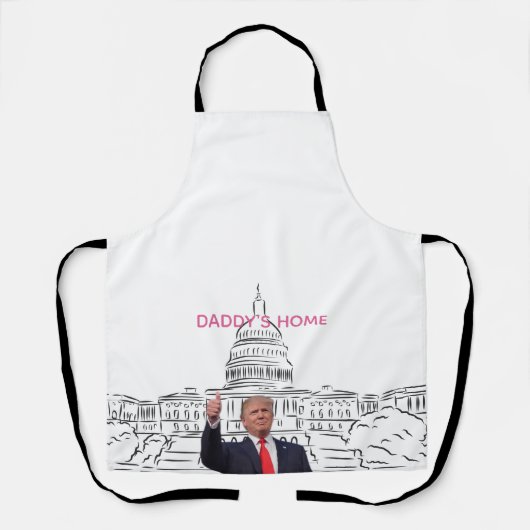 Trump 2024 neemt Amerika terug naar huis Schort (Voorkant)