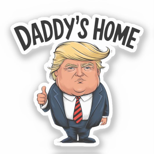 Trump 2024 neemt Amerika terug naar huis Sticker (Voorkant)