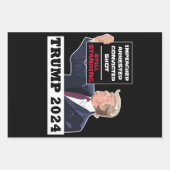 Trump 2024 Nog steeds Staande President Verkiezing Inpakpapier Vel (Voorkant 2)