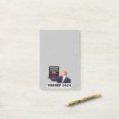 Trump 2024 Nog steeds Staande President Verkiezing Post-it® Notes (Op bureau)