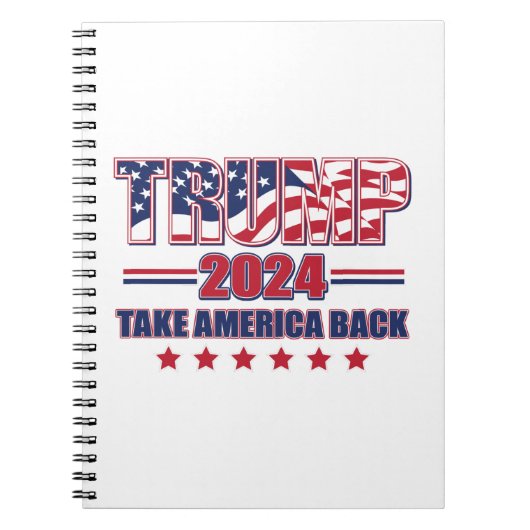 Trump 2024 notitieboek (Voorkant)