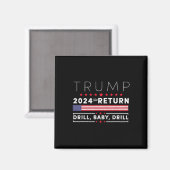 Trump 2024 Oefening Door2 Magneet (Voorkant / Achterkant)