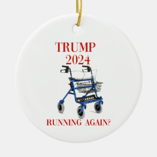 Trump 2024 opnieuw aan het draaien? keramisch ornament