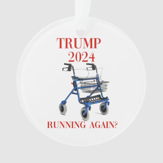 Trump 2024 opnieuw aan het draaien? ornament (voorkant)