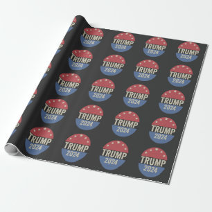 Trump 2024 Opnieuw Stemmen Grappige Verkiezing Tru Cadeaupapier