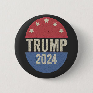 Trump 2024 Opnieuw Stemmen Grappige Verkiezing Tru Ronde Button 5,7 Cm
