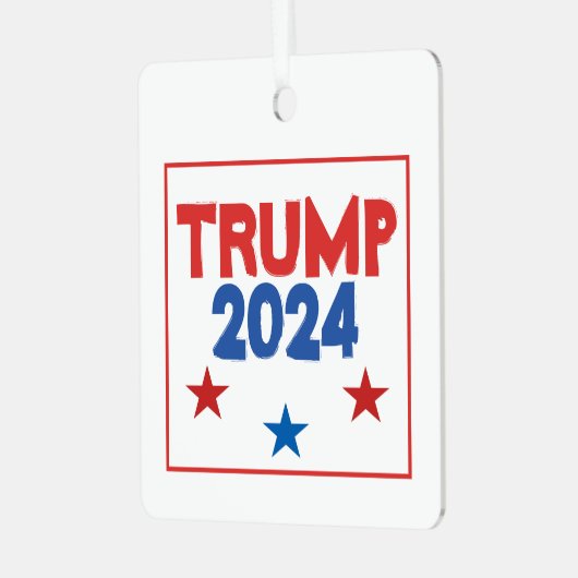 Trump 2024 Ornament (Voorkant links)