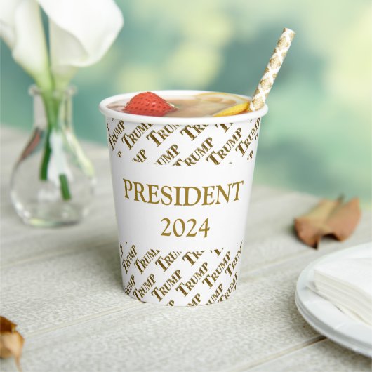 TRUMP 2024 PAPIEREN BEKERS (Insitu)