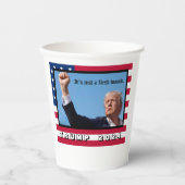 Trump 2024 papieren bekers (Voorkant)